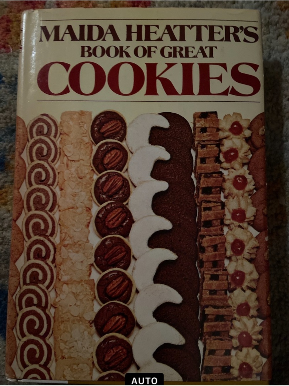 Vintage 70s 1970s Maida Heatter's Book Great Cookies cookie cookbook baking book